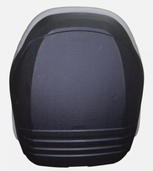 Tractor Seat Compatible with Case IH DX Series and Farmall Tractors; Gray; includes Flip-up Bracket, Waterproof Vinyl, Drain Hole