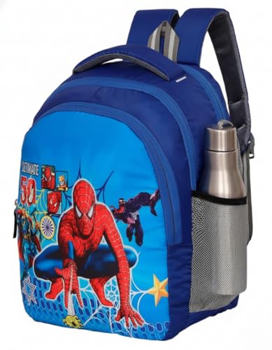 Image of 30L School Bag Plush Backpack, Cartoon Print Backpack, Preschool Bags for Boys & Girls (3-7 Years) for Nursery to 2nd Class Kids - Lightweight, Padded Straps