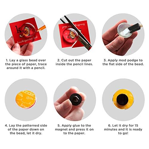 Image of Strong Round DIY Decorative Magnets (0.7x0.2 /18x5mm, 48 pcs) - Ceramic Circle Magnets for Refrigerator, Whiteboard, Office, Classroom, Science, Industrial, Fridge & Photo Organization Projects