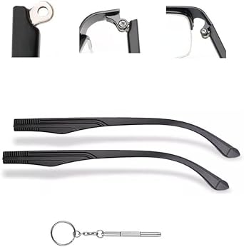 Glasses Frame Temple Arm Eyeglass Repair Temple TR90 Frame Legs Screwdriver