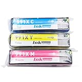 RCGtnnesa Cartuccia d'inchiostro a colori compatibile con la stampante 991 991X 991x PageWide Pro MFP 772dn (1pcs Black)