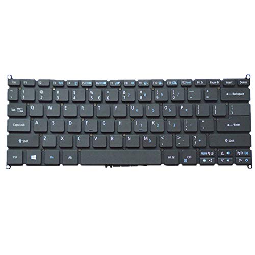 Clavier Acer R7-371 R7-371TU de rechange MP-13C63U4J9201 version US noir