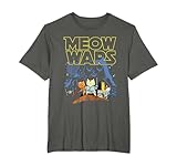 Meow Wars Regali per Gli Amanti dei Gatti Regali a Tema Cat Stuff Maglietta