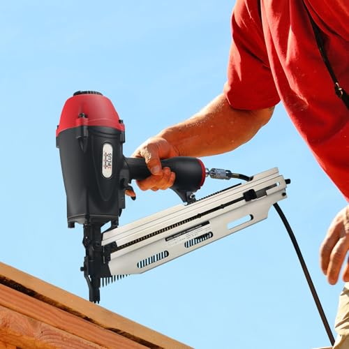 3PLUS HFN90SP 3-in-1 Air Framing Nailer with Adjustable Magazine for 21/28/34 Degree Nails thumbnail 2