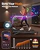 Walking Pad Treadmill with 15% 12-Level Auto Incline, 450 lbs Capacity UI Screen, Trisomy 3.5HP Quiet Under Desk Treadmill with Speaker & Remote, Compact Treadmills for Home Hiking