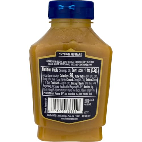 Dietz & Watson Zesty Honey Mustard, 11 oz - Thumbnail 2