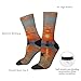 XZDWPY Impression Sunrise Unisex Mid-Calf Socks 2 Black-2 Polyester Skin-Friendly Moisture-Wicking Fashionable Crew Socks