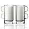 Amazon.com: Adewnest Stackable Coffee Mugs with Rack: 13 oz Stacking ...