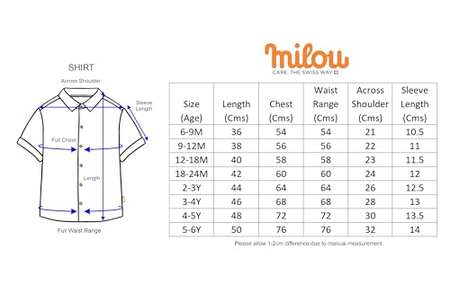 Milou Baby Boy's Regular Fit Shirt (TBNCSHT049_Pink - Image 7 thumbnail