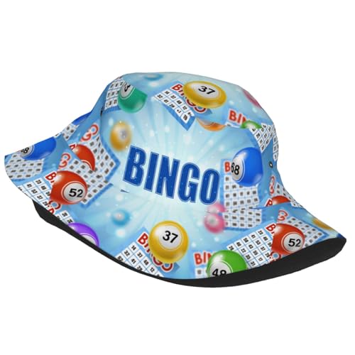 Bingo 2 Bucket Hat Unisex Fisherman Hats Summer Sun Cap Outdoor Travel Beach for Women and Men2
