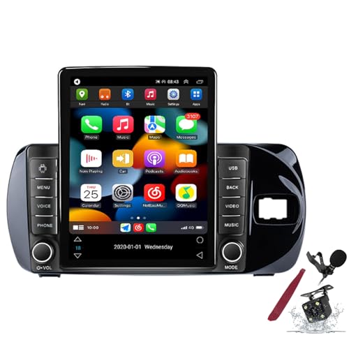 Autoradio Android 15 GPS pour remplacer l'écran d'origine de votre Toyota Vitz