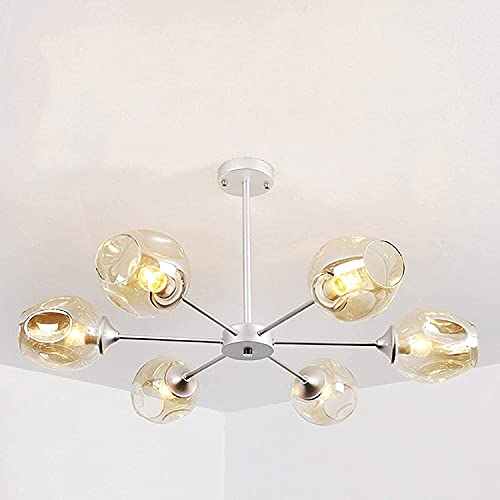 Chandelier moléculaire en verre pour illuminer vos soirées de salon