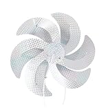 SUPVOX Moulin à Vent Réfléchissant Anti-Oiseaux Dispositif Extérieur Rotatif pour Jardins Fermes Et Étangs Éloignez Les Oiseaux avec Élégance Et Efficacité