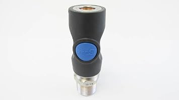 Prevost ISI 061253 1/2" Industrial Interchange Male NPT Safety Air Coupler Prevo S1