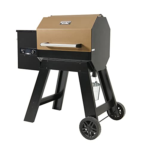 Monument Grills Octagonal Column Wood Pellet Grill Outdoor Smoker , Sturdy , Heat Insulation, 530 Sq-In Cooking Area #TOP2
