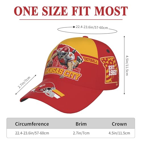 Football City Silhouette Gorra Baseball Unisex Ajustable miniatura 3