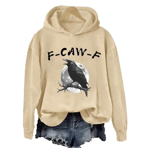 Sweat-shirt motif corbeau idéal pour un style urbain quotidien