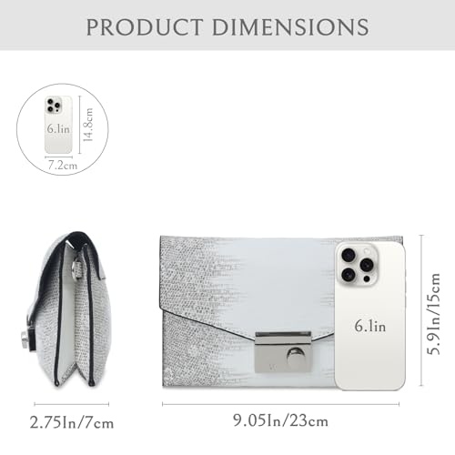 Image of Women's Retro Chain Shoulder bag Snake Print Purse, Leather Crossbody Bag Handbag Evening Bag,Envelope Clutch