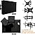 Skyour Outdoor TV Cover Heavy duty 600D Oxford Waterproof Dustproof Durable Patio Outside Television Cover TV Screen Full Protector Covers (22-24in)