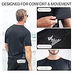 Kanu Surf Mens Short Sleeve UPF 50 Swim Shirt Rash Guard Sun Shirt (Regular & Extended Sizes) - Image 4