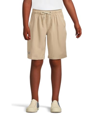 Image of Under Armour Boys 4-Way Stretch Pull-on Tech Shorts, Moisture Wicking, Side Hand Pockets, Outdoor Collection