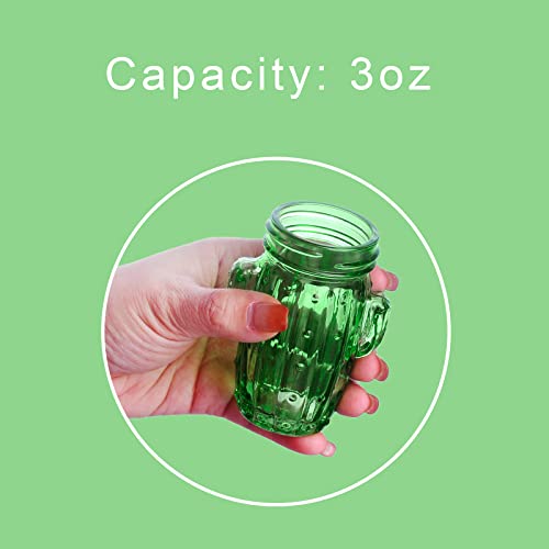 Valeways 3Oz Mason Jars Shot Glasses Sets Of 6/Cactus Shot Glasses/Cute Shot Glasses/Tequila Shots thumb #2