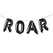 Roar RAWR Dinosaur Tyrannosaurus Animal Balloons for Birthday Party Baby Shower Decoration Kit Inflatable Party Supplies Decorations Gift Kids and Adults (Roar Black)