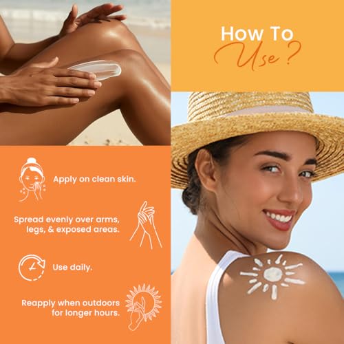 Image of Sunthesis SPF 50++++ Sunscreen Body Lotion 200ml | Broad Spectrum UVA UVB Protection | Non Sticky Hydrating Sun Protection Lotion for Men Women | Tanning & Sunburn Protection Daily Outdoor Use