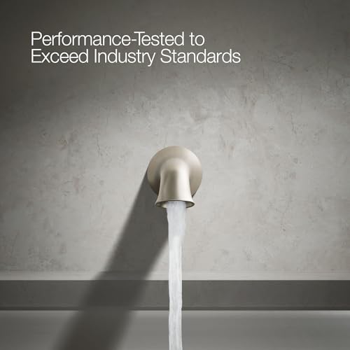 Kohler 35936-BN Buckley™ Wall-Mount Bath spout, Vibrant Brushed Nickel by Kohler - Used condition - Image 4