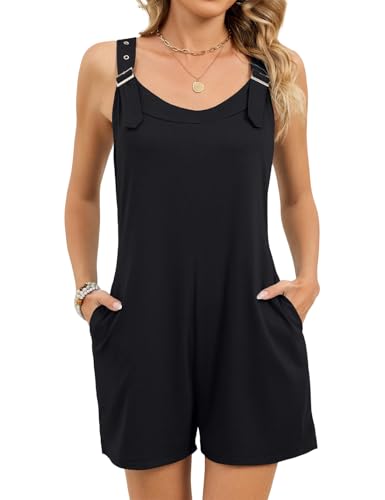 Peto corto holgado Sukany para mujer que busca ropa de verano fresca con bolsillos