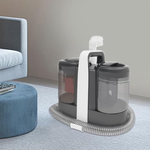 Carpet Cleaner Machine, Carpet Cleaner with 2 Brushes, 12.8 * 6.8 * 12in?For Home, Housekeeping Service, Car Wash Shop