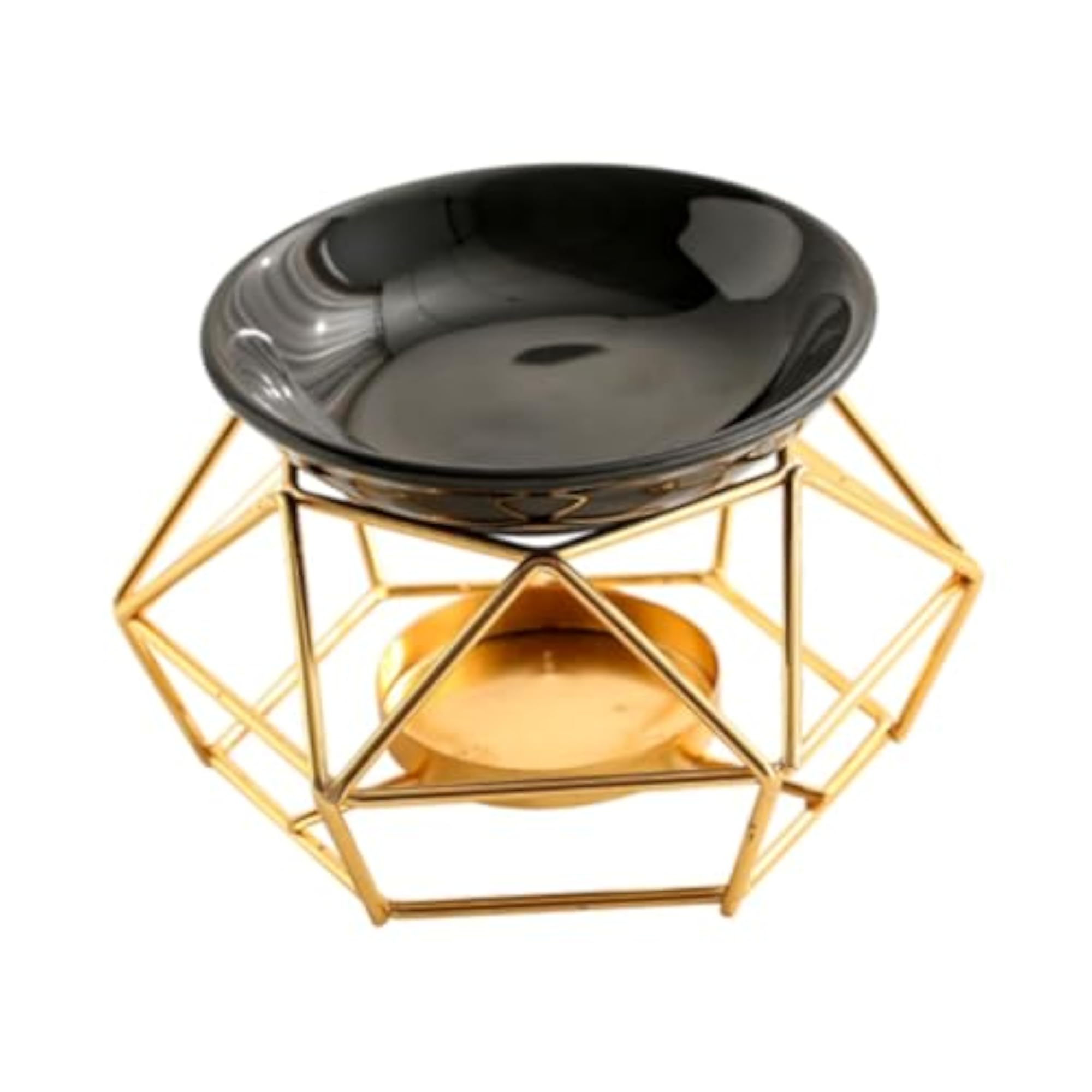 Essential Oil Burner Diffuser with Metal Stand, Versatile Design