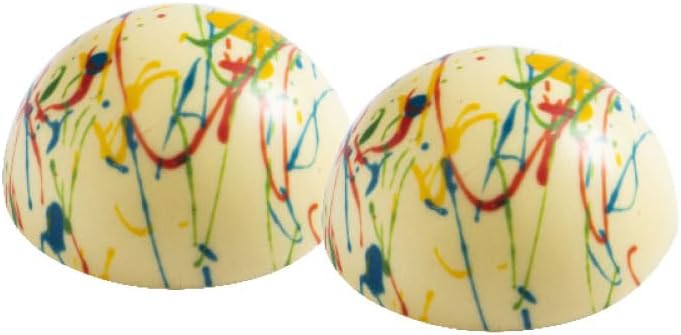 DECORA Chocolate Mould Hemisphere, Polycarbonate, 20 x 12 x 2.3 cm