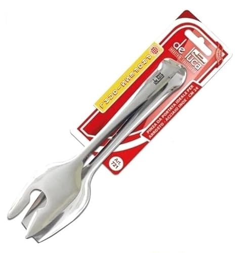 PINZA DA PORTATA CUCINA PER ALIMENTI A MOLLA IN ACCIAIO INOX PER ARROSTO E INSALATA