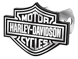 Harley-Davidson Black and White B&S Hitch Plug PC2287