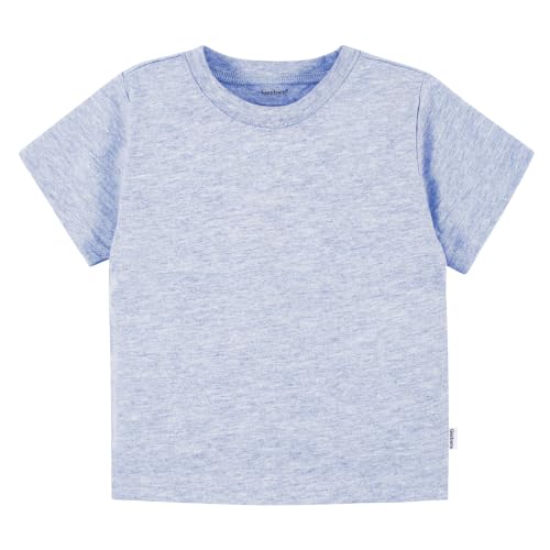 Image of Gerber Baby & Toddler 5-Pack Solid Short Sleeve T-Shirts Jersey 160 GSM