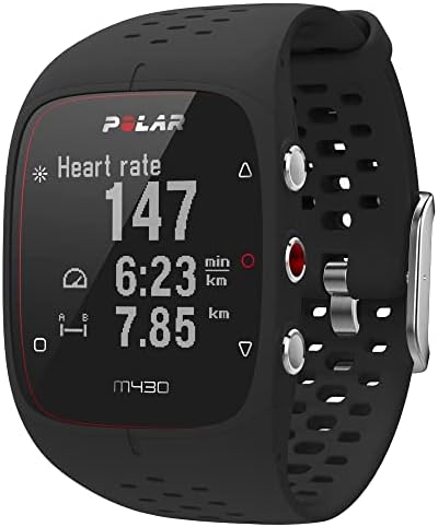Polar M430 - GPS Sports Watch for Running for men and women - Wrist-based Heart Rate Monitor Tracker, 24/7 activity and Sleep tracking, Vibrating alerts - for Indoor and Outoor Trainings