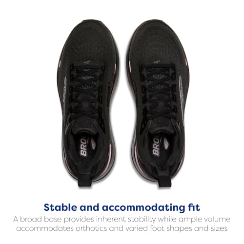 Brooks Women’s Ghost Max 4 Neutral Running & Walking Shoe - Black/Black/Rose Gold - 9.5 Medium - image 4