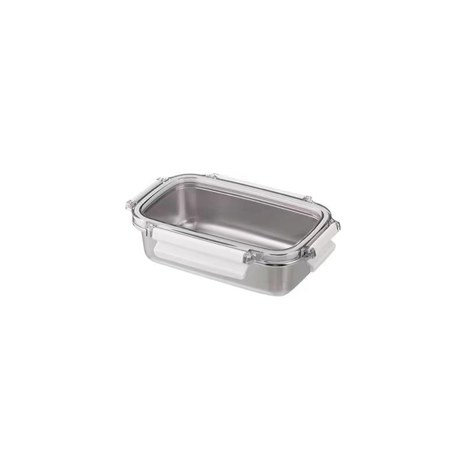 Kaeltsyn Stainless Steel Rectangular Container for Leftover Stackable Food Storage Bowl with Lid Multipurpose Lunch Holder Kitchen Storage Solution
