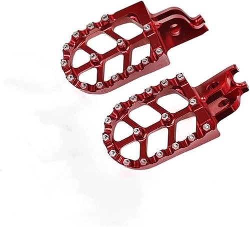 Repose-pieds moto rouge pour CRF XR 50 70 110 et M2R