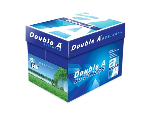 Image of Double A A4 Copier Paper, 75 GSM, 500 Sheets, 5 Ream Premium, 2500 Sheets Total