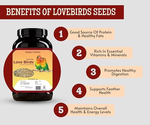 Foodie-Puppies-Bird-Food-for-Lovebirds-1Kg-Natural-and-Healthy-Premium-Mix-Seeds-Kangani-Yellow-Proso-Sunflower-Browntop-Oats-Pearls-Niger