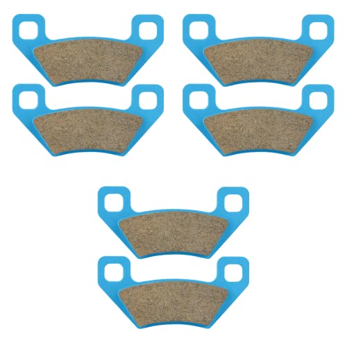 Front & Rear Brake Pads Ceramic for Arctic Cat Wildcat 1000 LTD 2013-2014, Alterra 450/570/ 600/700, TRV 1000/700/ 550 LTD 2016 2017 2018 2019 2020 1436-420, 2502-578 - 3 Set