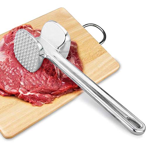 Arinda Double-Sided Loose Meat Hammer Steak Hammer Grill Hammer Aluminum Alloy Steak Tool For Household #TOP5