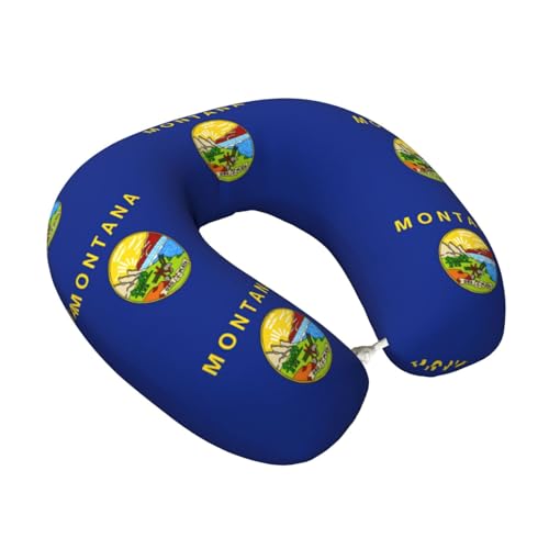 Almohada de cuello para viaje con diseño Montana miniatura 2