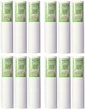 OCEAN STAR TECHNOLOGIES Ro Pre Filter Pp Spun Cartridge 10 Inch 5 Micron Sediment Filters For Ro Water Purifier, Reliable Pre-Filtering Solution For Clean Drinking Water (Pack Of 12)
