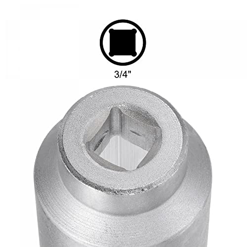 Douille à choc robuste 3/4 12 pans uxcell alliage acier durable