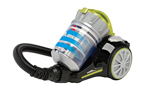 Bissell 1654C Powerclean Multi-Cyclonic Bagless Canister Vacuum, Silver/Green Bissell 1654C Powerclean Multi-Cyclonic Bagless Canister Vacuum, Silver/Green
