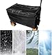 Bollerwagen Regenschutz, Schutzhülle Für Wagen Wasserdichte Abdeckung Für Faltbar Bollerwagen, Gartenwagen-Zubehör Zum Schutz Vor Schmutz, Staub, Sonnenlicht, Schnee, Frost Und Wasser (97*51*56cm)