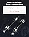 VEVOR CV Axle Shaft Assembly, 2 Pieces Front Left & Right (Driver and Passenger Side), Automotive Replacement Joint Axles Pair Compatible with 2010-2017 Equinox, Alloy Steel & Carbon Steel